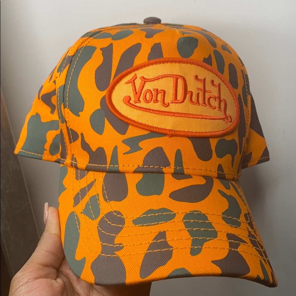 Camo Von Dutch hat: SOLD ON DEPOP